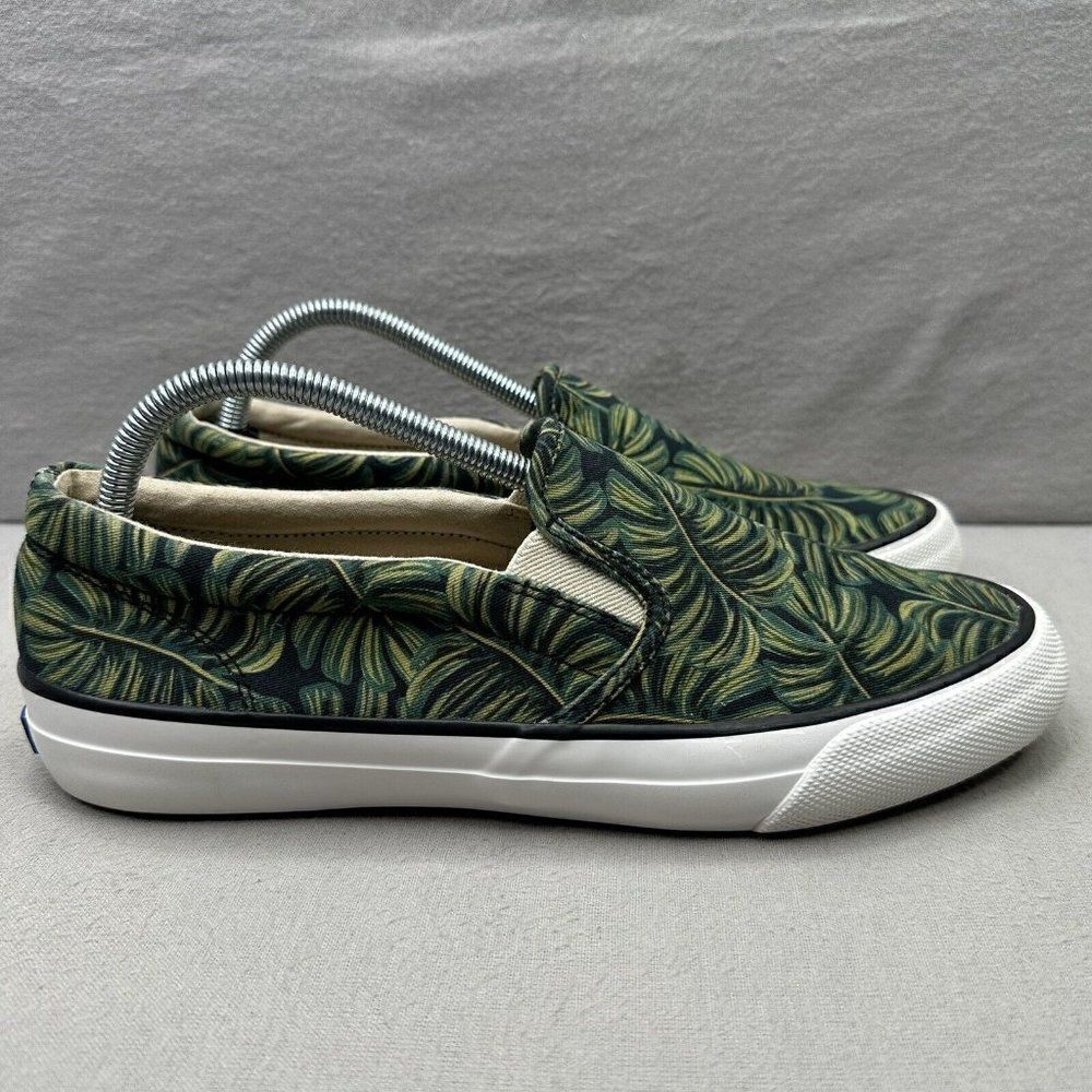 Keds x Rifle Paper Co Anchor Womens‎ Size 10 Shoes Green Palms Slip On Sneakers